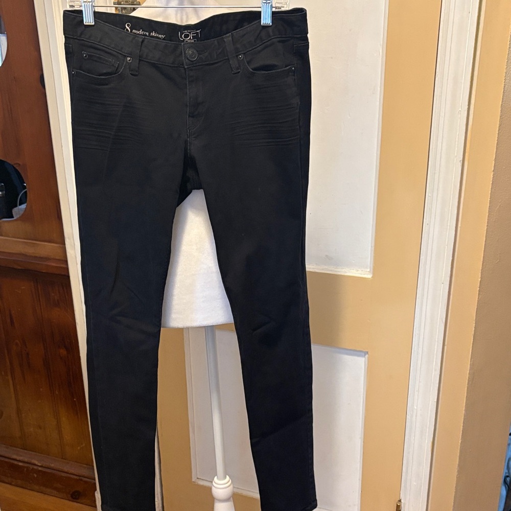 LOFT Women’s Skinny Black Jeans